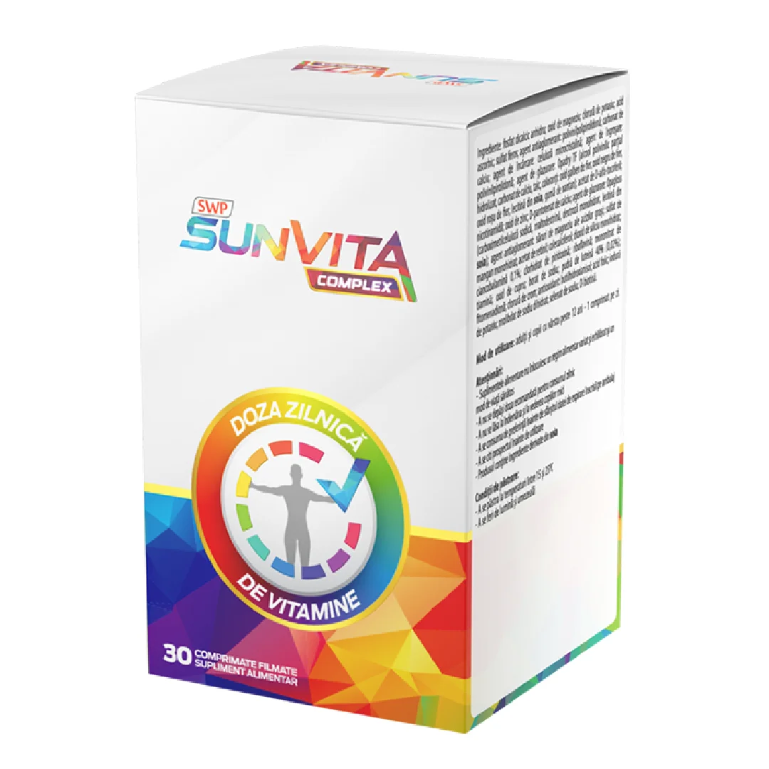 SunVita Complex, 30 comprimate, Sun Wave Pharma