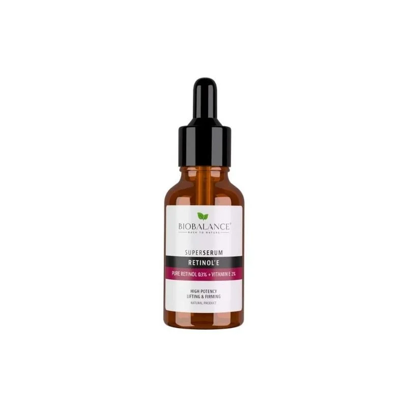 Super Serum Retinol'e Retinol pur 0,3 + Vitamina E2%, 30 ml, Bio Balance