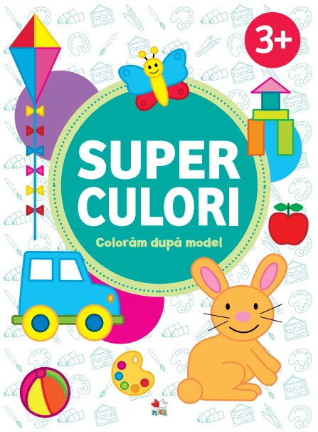 SUPERCULORI. Colorăm după model (3+)