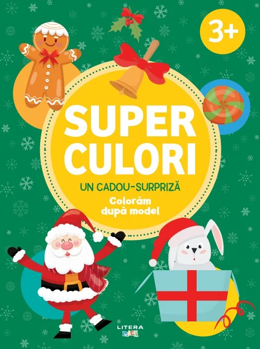 Superculori. Un cadou-surpriza. Coloram dupa model (3+)