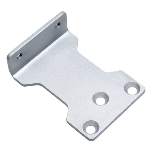 Suport amortizor hidraulic pentru usa PB-03, otel, argintiu