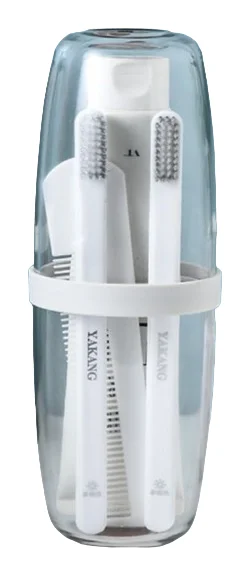 Suport Multifunctional Transparent pentru Periuta de Dinti