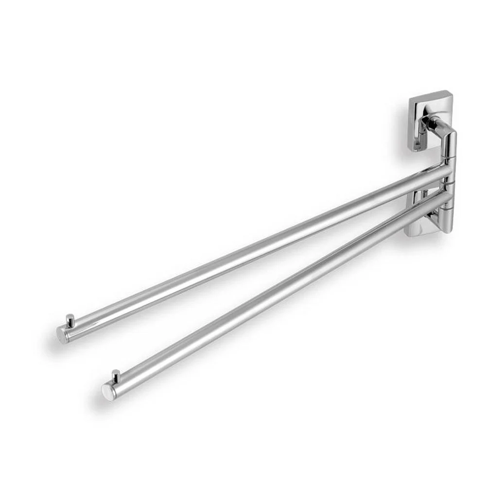 Suport prosop baie crom dublu rotativ Ferro Metalia 12