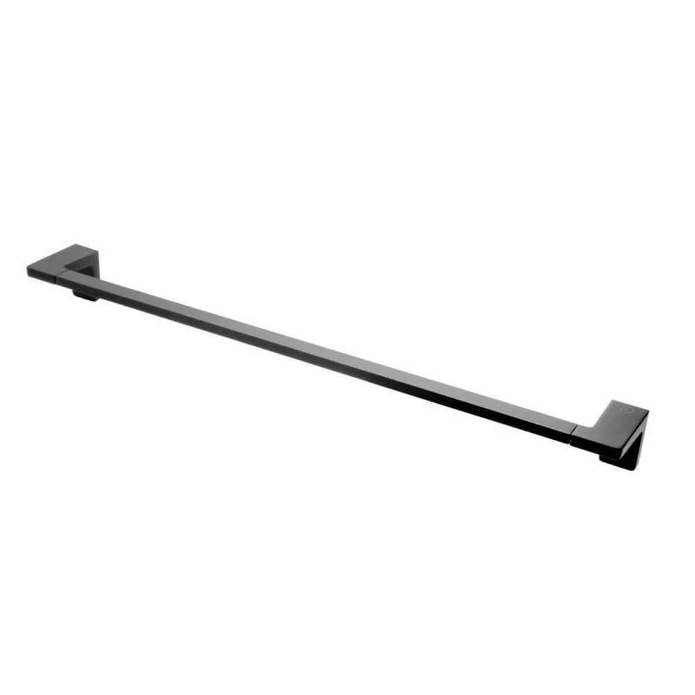 Suport prosop baie FDesign Piazza, 60 cm, negru mat