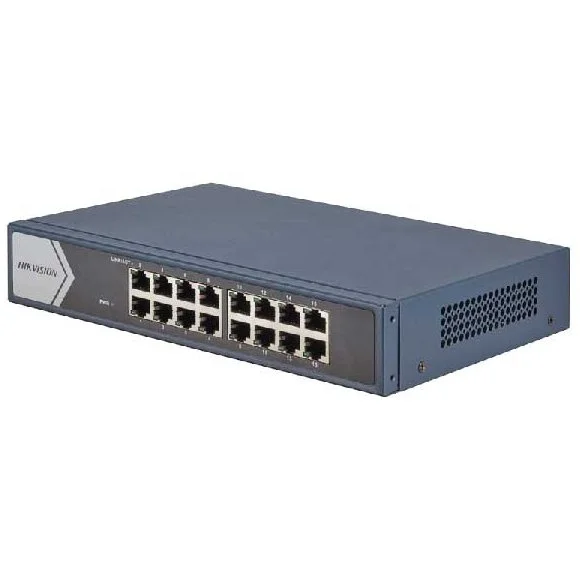 Switch 16 porturi Gigabit Hikvision DS-3E0516-E(B), Standard IEEE 802.3, IEEE 802.3u, IEEE 802.3x, and IEEE 802.3ab
