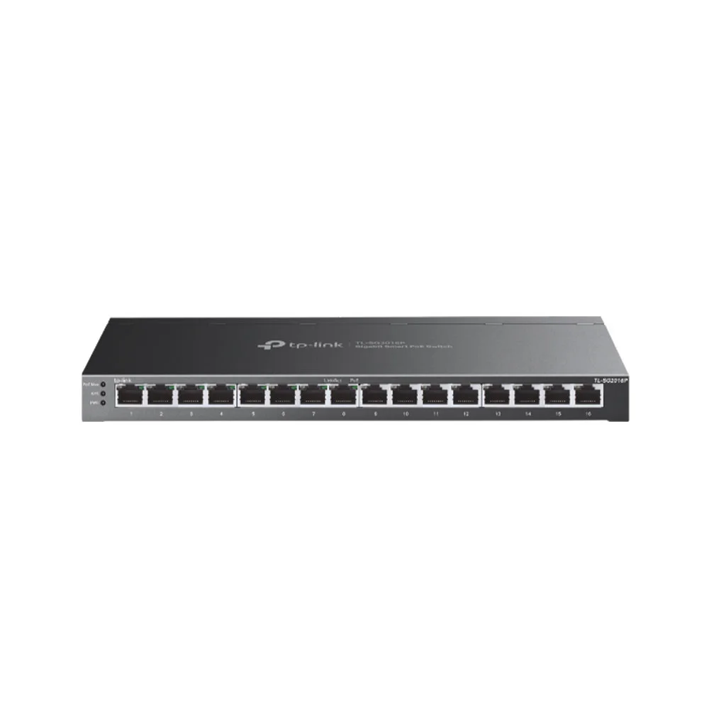 Switch 16 porturi Gigabit IP TP-Link Jetstream TL-SG2016P, cu management Omada SDN, PoE