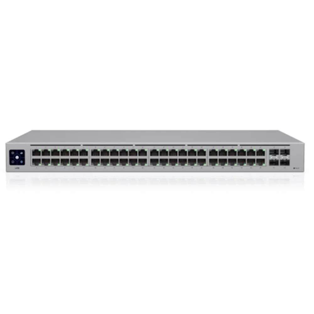 Switch 48 porturi Ubiquiti UniFi USW-48-EU, 104 Gbps, 4 porturi SFP, cu management