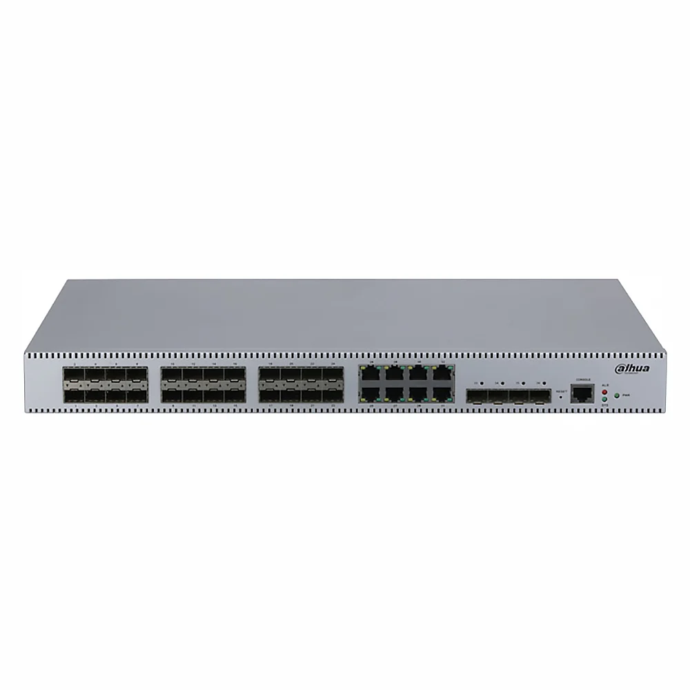 Switch cu 24 porturi Dahua PFS5936-24GF8GT4XF, 32000 MAC, 221 Gbps, cu management