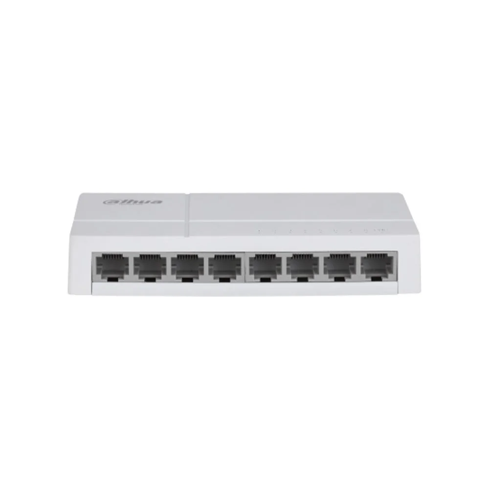Switch cu 8 porturi Dahua SF1008L-EUR, plug and play, fara management