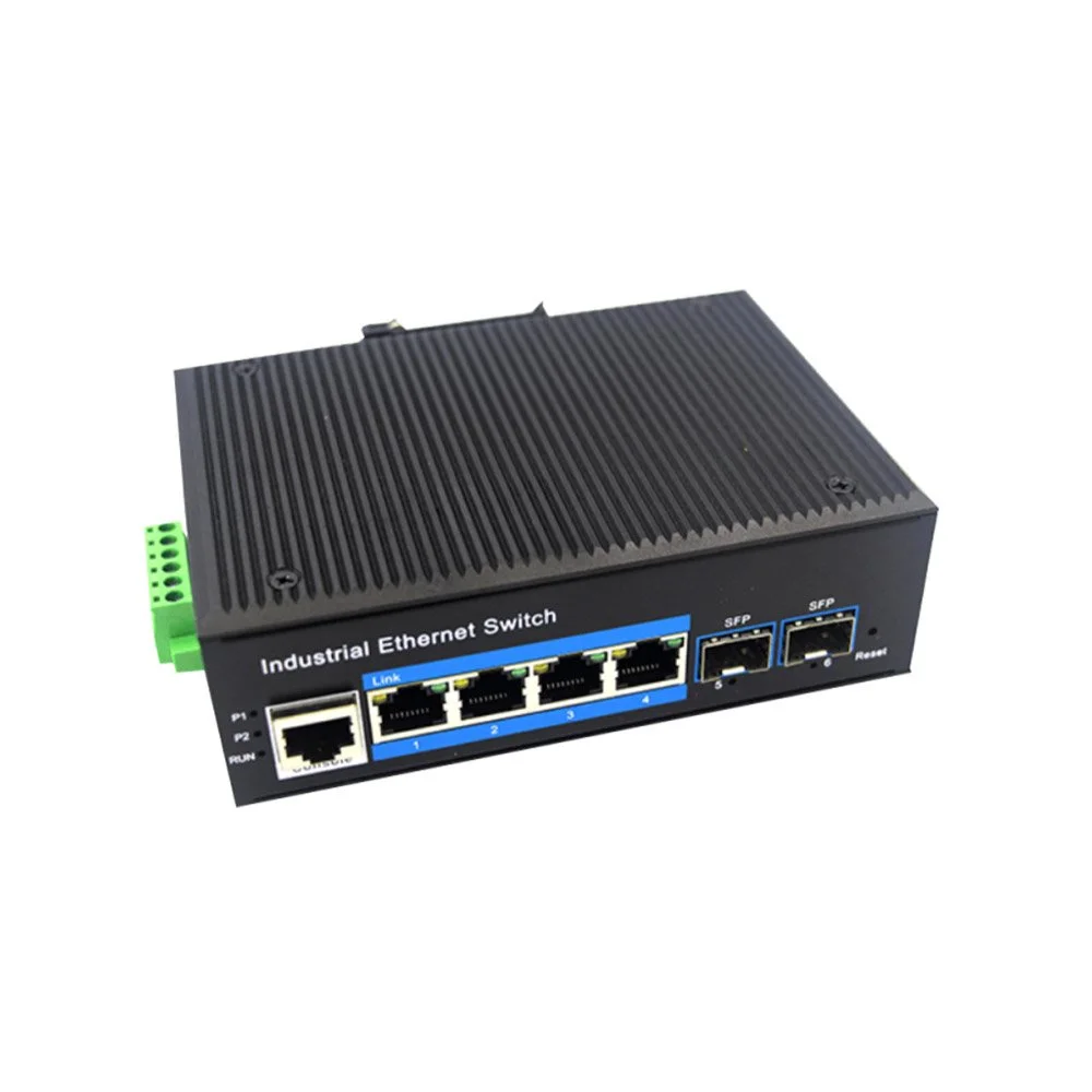 Switch industrial rackabil cu 4 porturi PoE+ UTP6306S-PSB, 2x SFP, 12 Gbps, 8.9 Mpps, 120 W, cu mangement