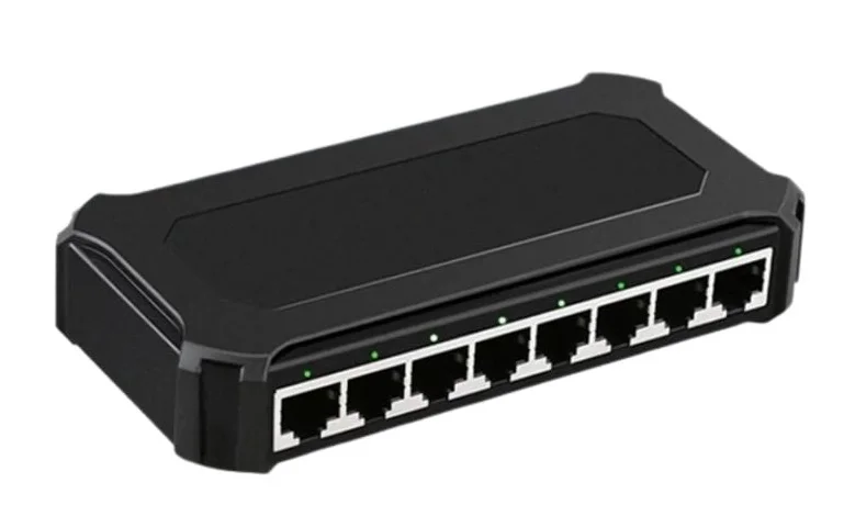 Switch internet cu 8 porturi QJH02 de 1000Mbps