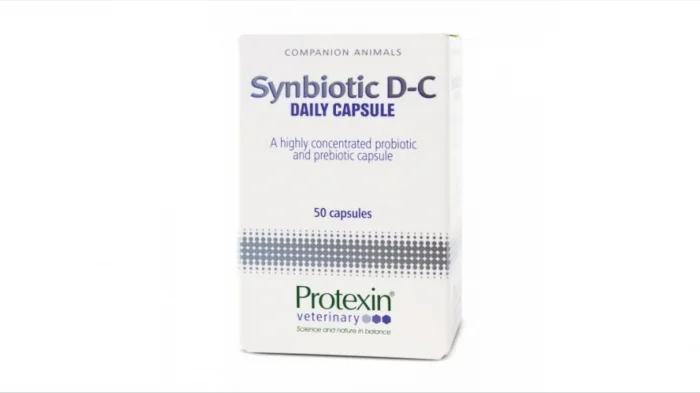 Synbiotic D-C pentru caini si pisici,  50 Capsule
