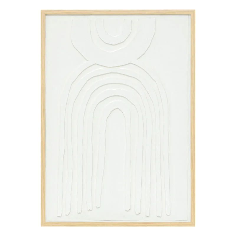 Tablou cu rama Bobby  Alb 50x2.6x70 cm