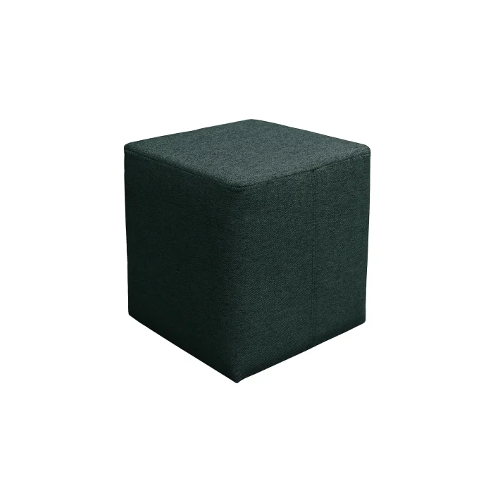 Taburet ROKA, verde inchis, 35x35x38 cm