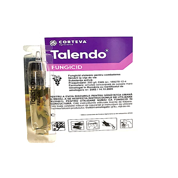 Talendo 10 ml, fungicid sistemic, DuPont, fainare (vita de vie), efect de lunga durata, rezistenta la spalare