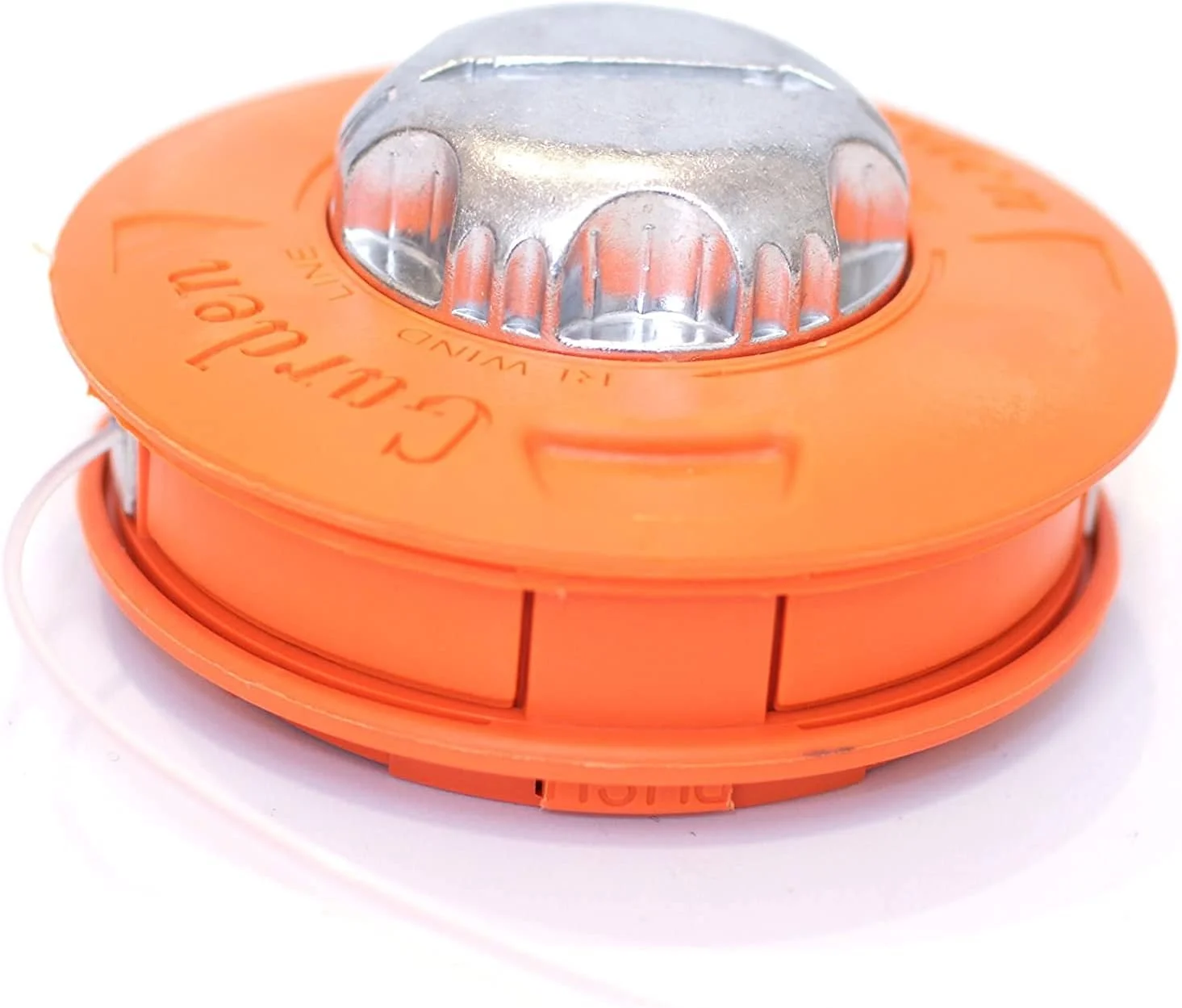 Tambur motocoasa cap aluminiu M10 pas 1.25 mm fir 3 mm GARDEN PORTOCALIU