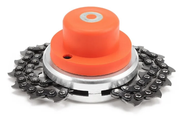 Tambur motocoasa universal MX153 cap ROSU CU FILET lant de drujba 2x12 dinti 25.4mm