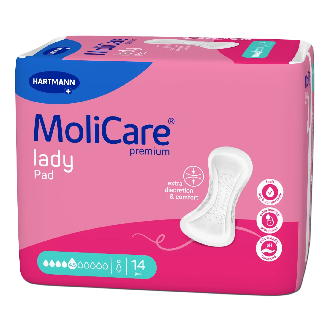 Tampoane MoliCare Premium Lady Pad, 4.5 picaturi, 14 bucati, HartMann