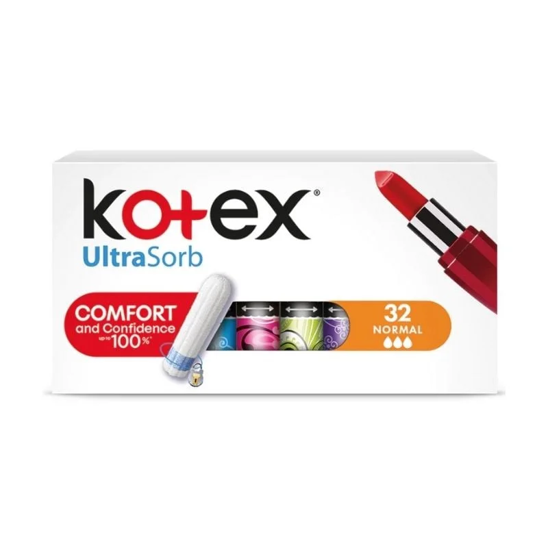 Tampoane Normal UltraSorb, 32 bucati, Kotex