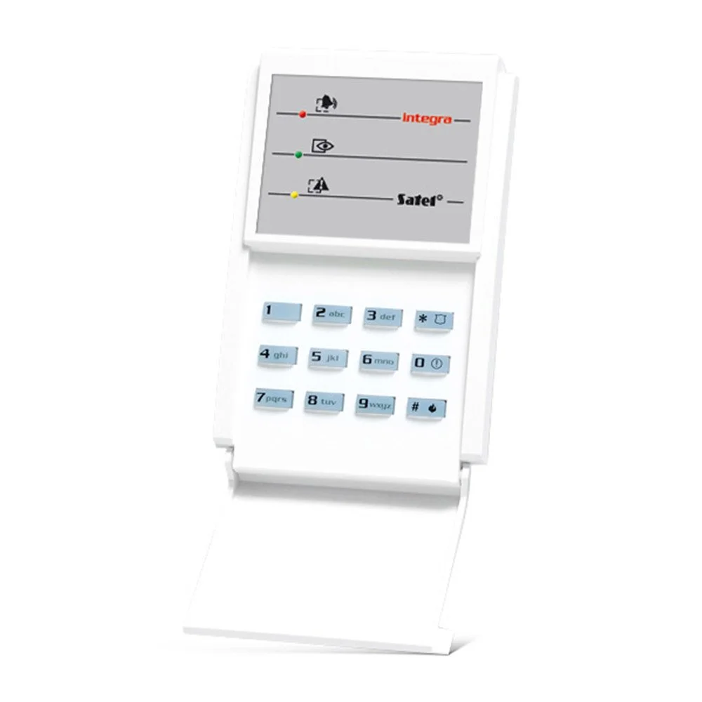 Tastatura de partitie Satel INT-S-BL, buzzer, LED, 1 partitie