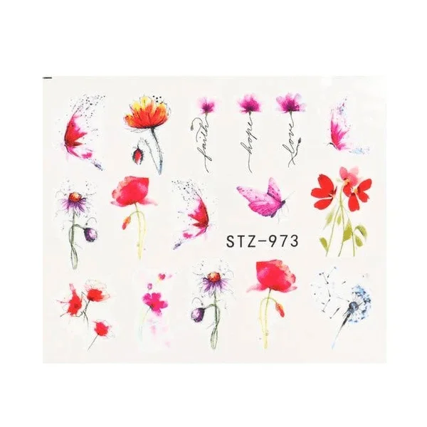 Tatuaj decor unghii STZ-973 - STZ973 - Everin.ro