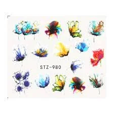 Tatuaj decor unghii STZ-980 - STZ980 - Everin.ro