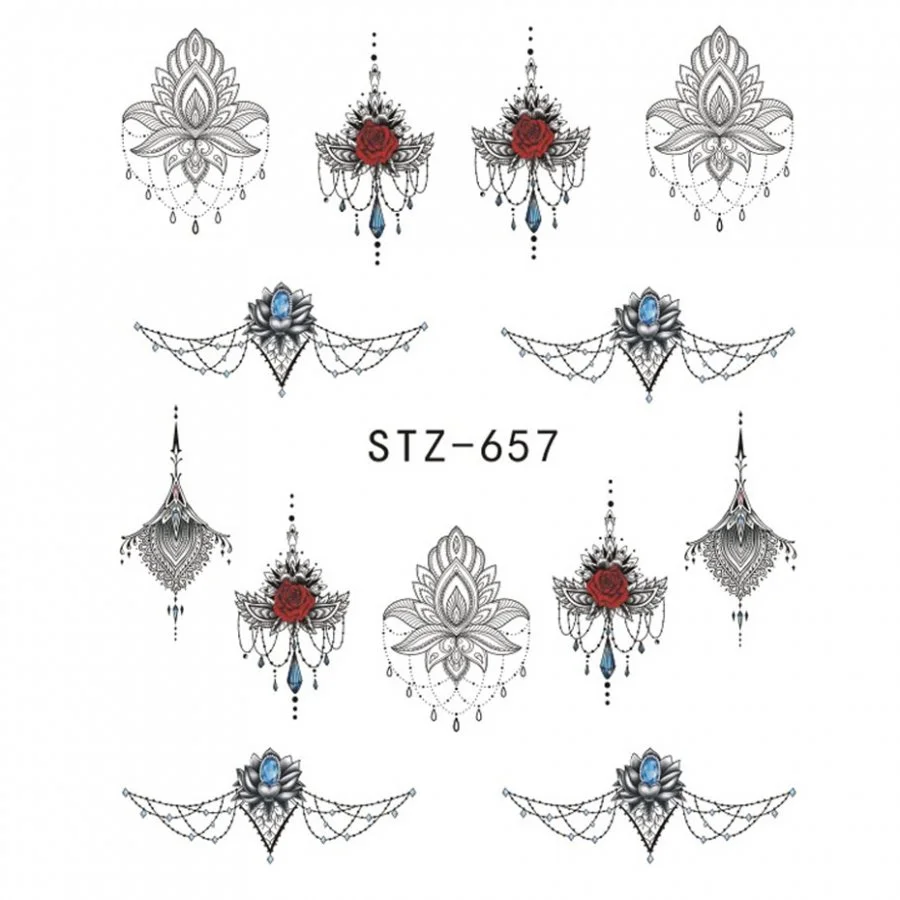 Tatuaj decor unghii YZW-3016 - YZW-3016 - Everin.ro