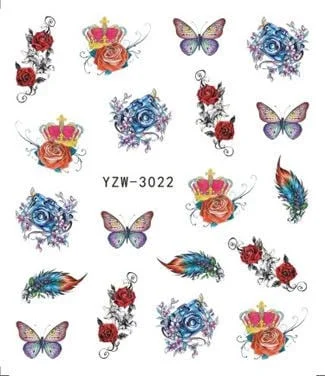 Tatuaj decor unghii YZW-3022 - YZW-3022 - Everin.ro
