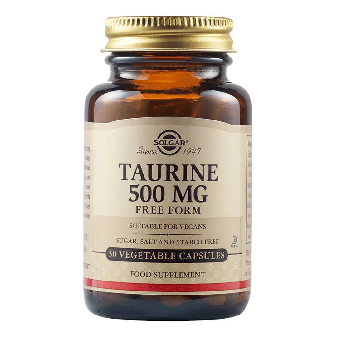 Taurina 500 mg, 50 capsule, Solgar