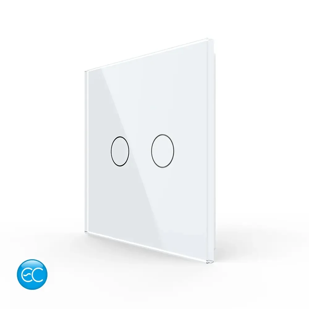 Telecomanda EC Tip Panou Dublu cu Touch LIVOLO din Sticla Securizata