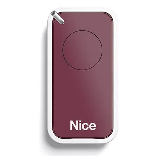 Telecomanda Nice INTI1R, 1 canal, 433.92 MHz, rosu