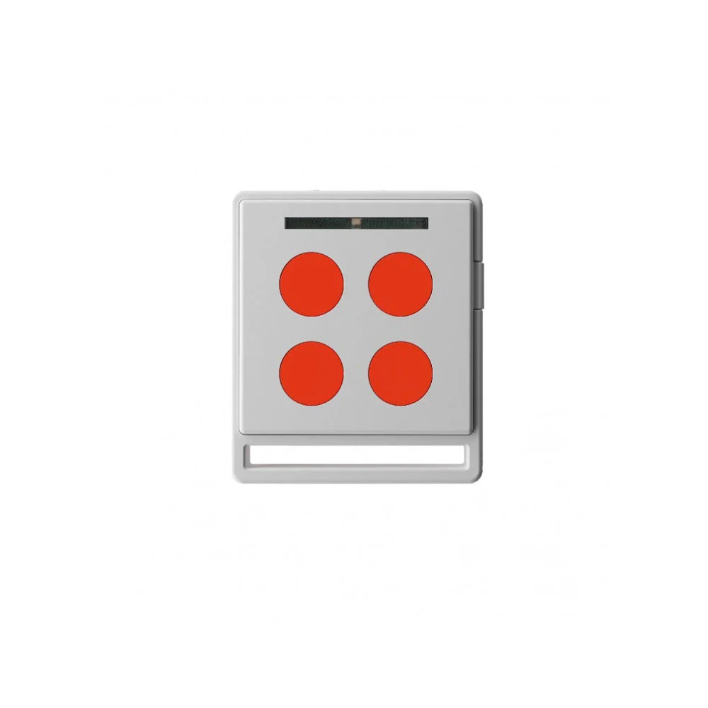 Telecomanda porti si usi de garaj Nice Home ECCO5WO,4 canale, 433.92 MHz, alb-portocaliu