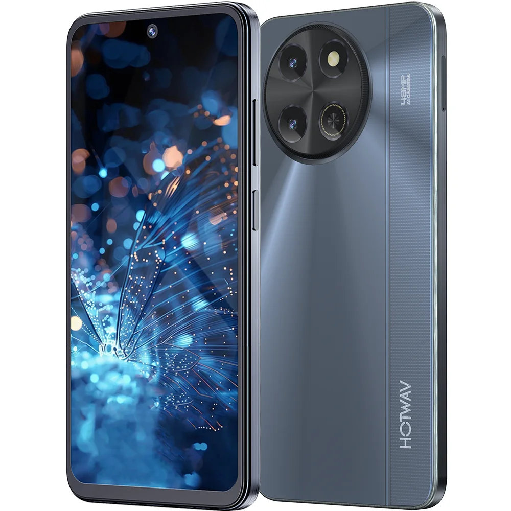 Telefon Hotwav Note 18 Pro 4G 128GB 7.2-inch 120Hz Camera 48+8MP RGB 6200mAh NFC Android 15 Black