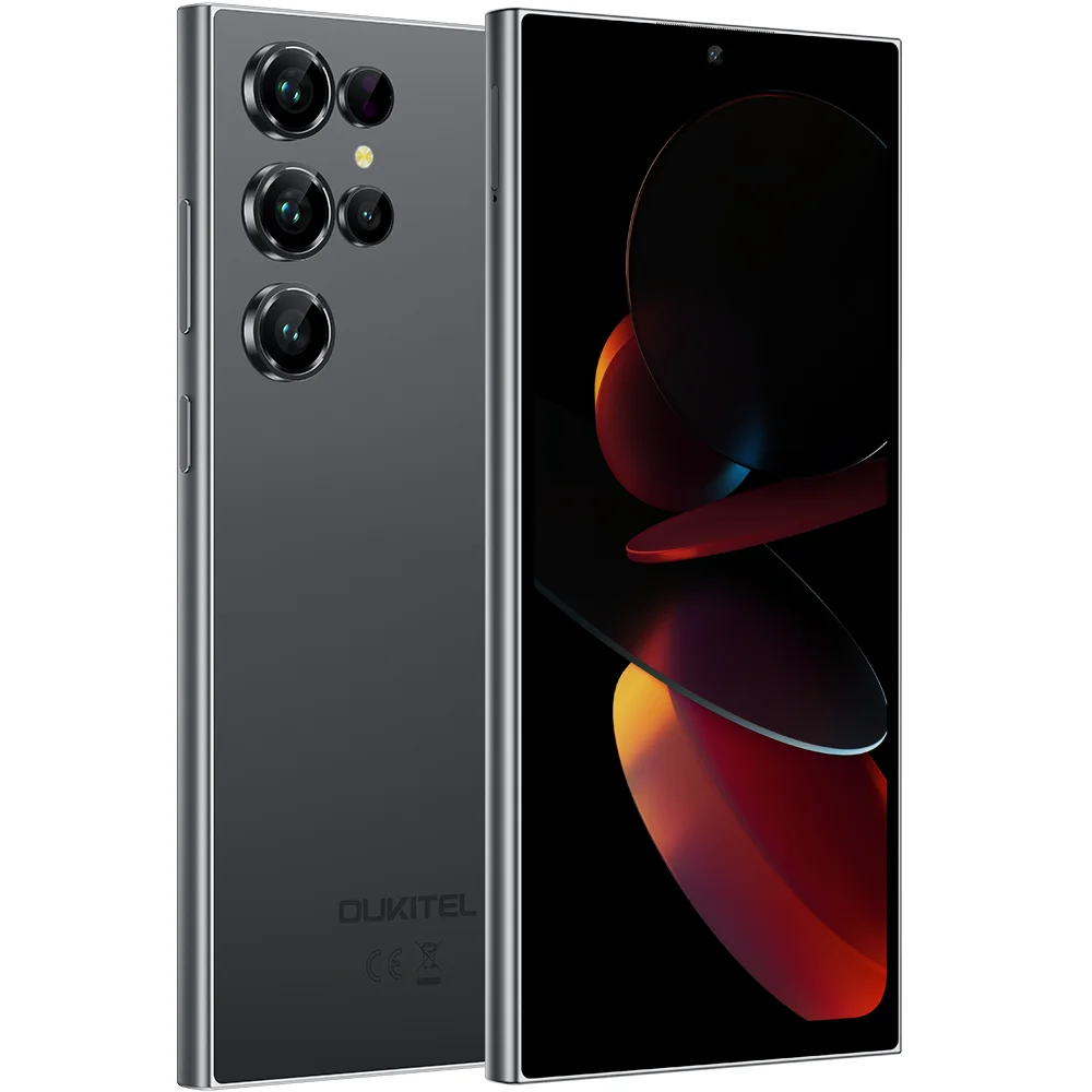 Telefon Oukitel C61 Pro, 4G, Octa-Core, 6.88  HD+ 90Hz, 24GB RAM   256GB, 5150mAh, NFC, Android 15, Gray