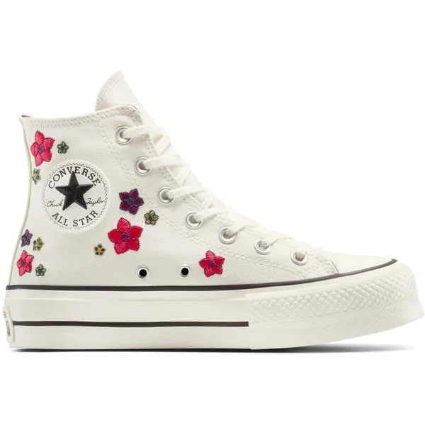 Tenisi unisex Converse Chuck Taylor All Star Lift Platform Flowers A15463C, 35, Bej