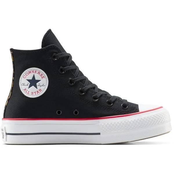 Tenisi unisex Converse Chuck Taylor All Star Lift Platform Leopard A14533C, 38, Negru