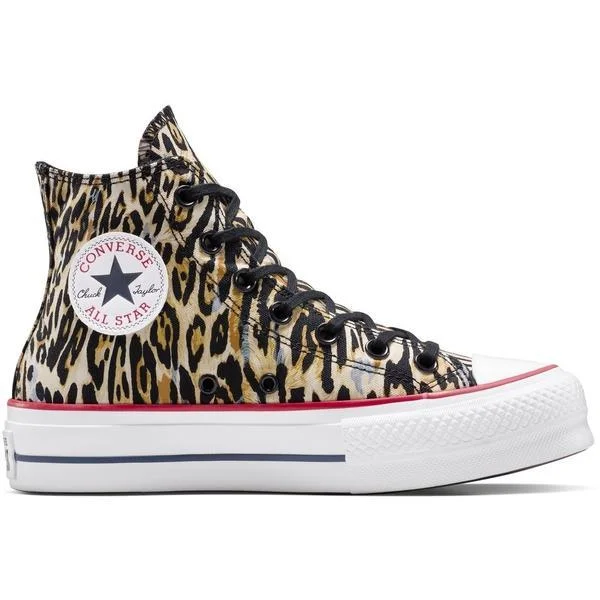 Tenisi unisex Converse Chuck Taylor All Star Lift Platform Leopard A15462C, 37.5, Maro