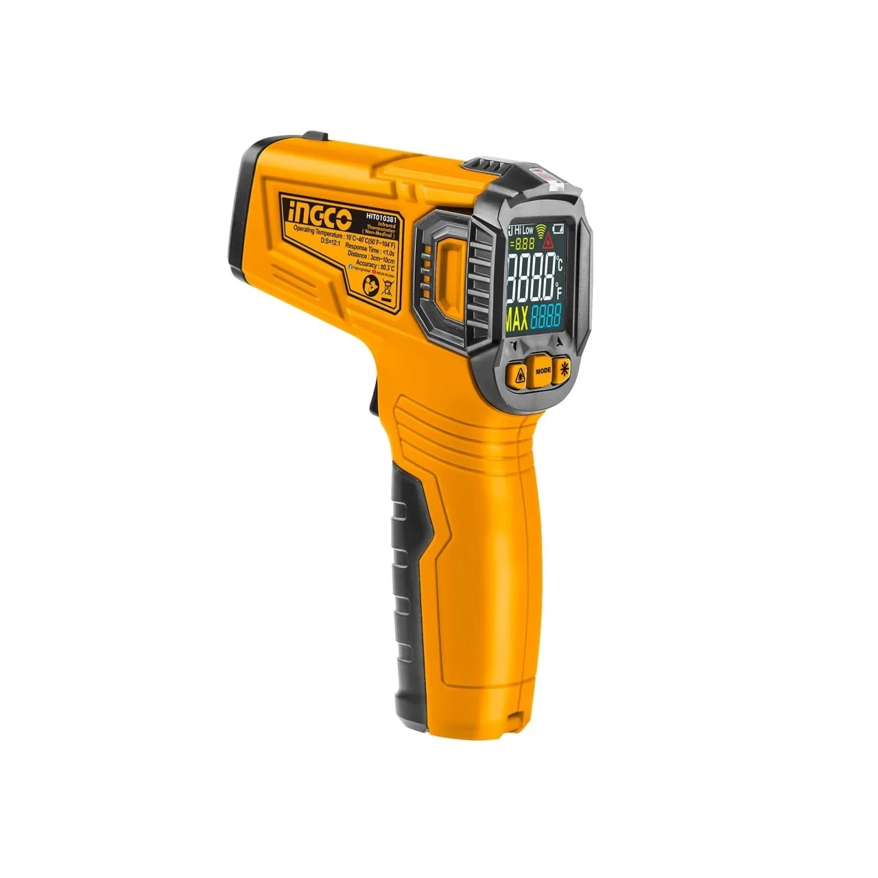 Termometru Industrial cu Infrarosu Ingco HIT010381