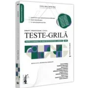 Teste-grila pentru examenele de admitere in profesiile juridice. Drept procesual civil. 2024. Editia a 3-a, revazuta si adaugita - Evelina Oprina