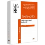 Teste-grila pentru examenul de licenta. Drept civil - Nora Andreea Daghie