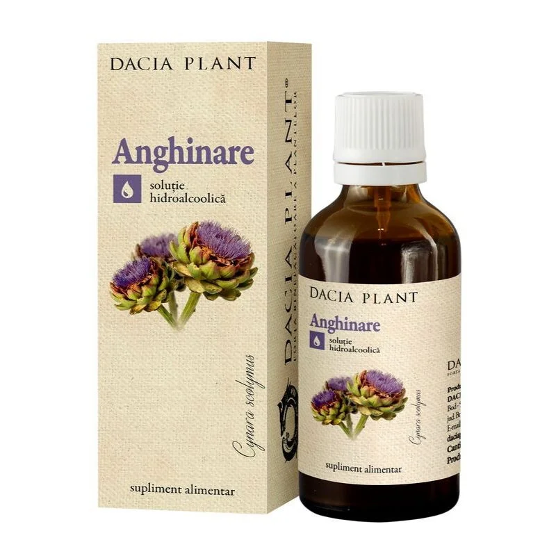 Tinctura de anghinare, 50ml, Dacia Plant