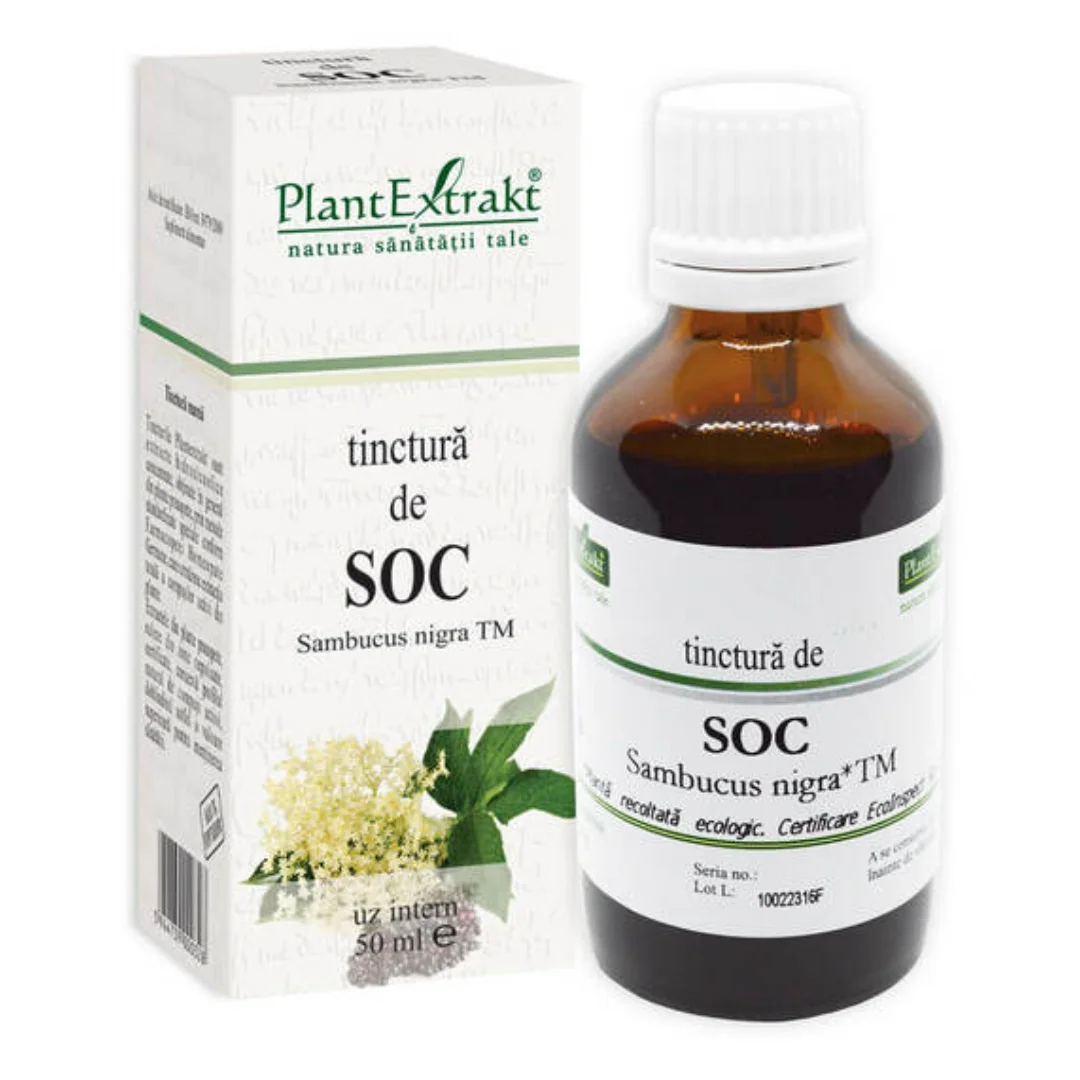 Tinctura de soc, 50 ml, Plant Extrakt
