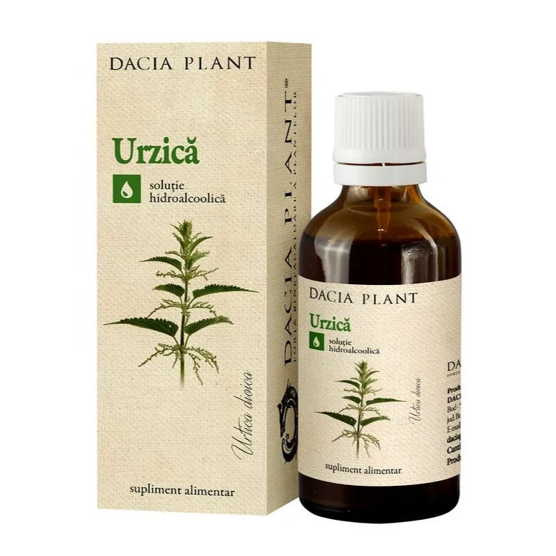 Tinctura de urzica, 50ml, Dacia Plant