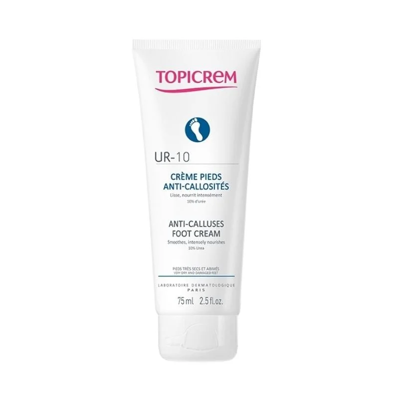 TOPICREM UR10 Crema picioare anti-calozitati, 75 ml
