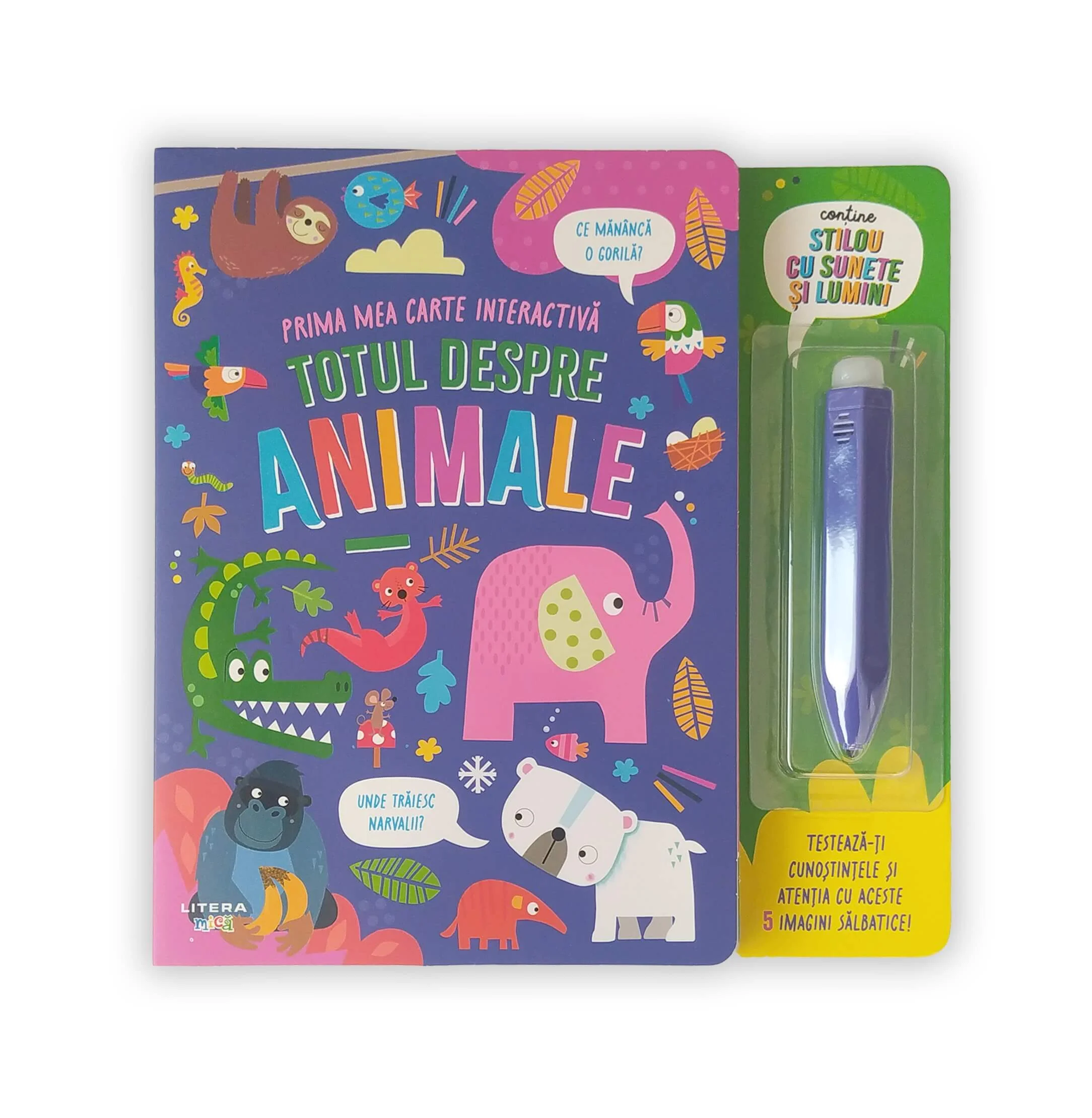 Totul despre animale. Prima mea carte interactiva