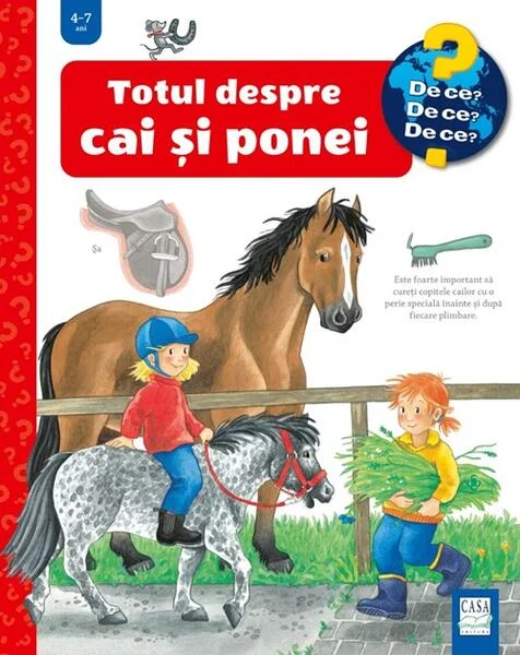 Totul despre cai și ponei - Hardcover - Andrea Erne - Casa