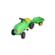 Tractor cu pedale, verde, fermier