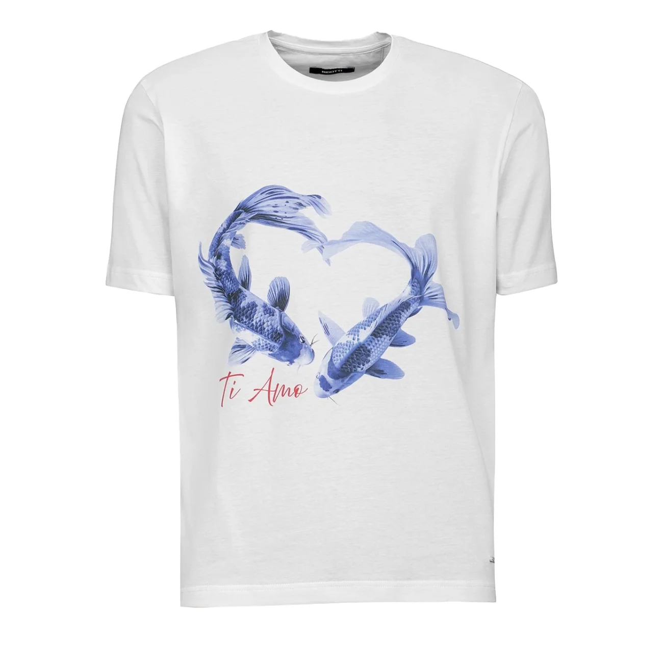 Tricou alb print ti amo Xl