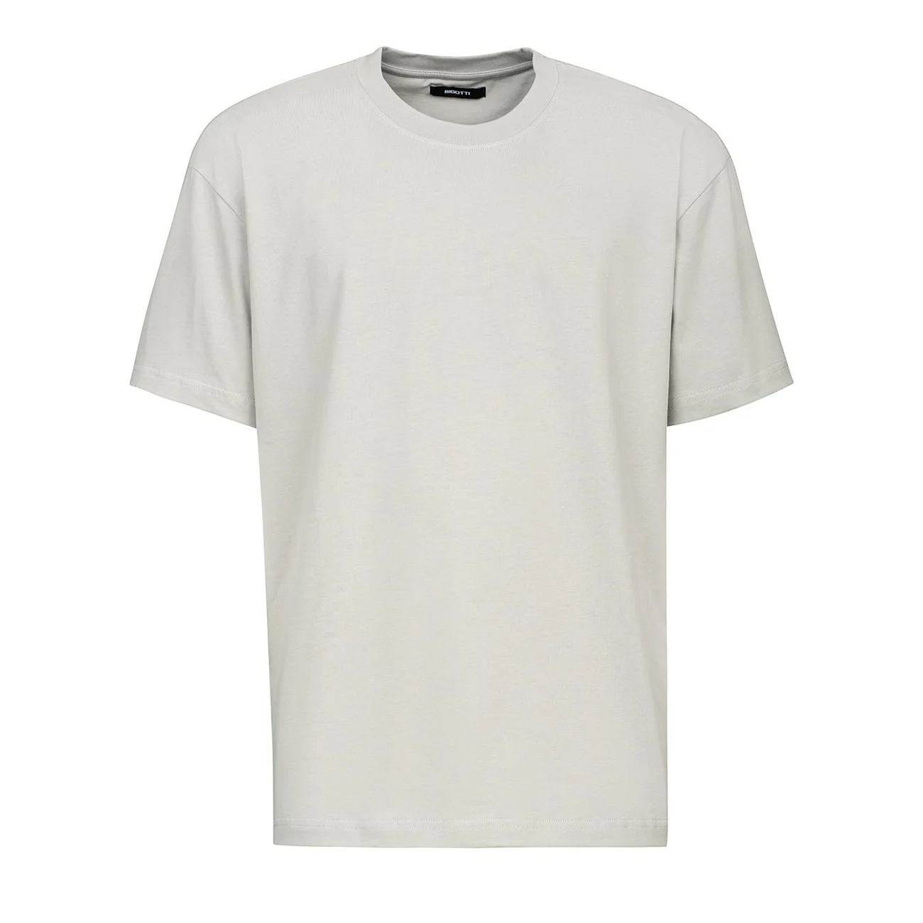 Tricou oversize gri uni guler rotund Xl