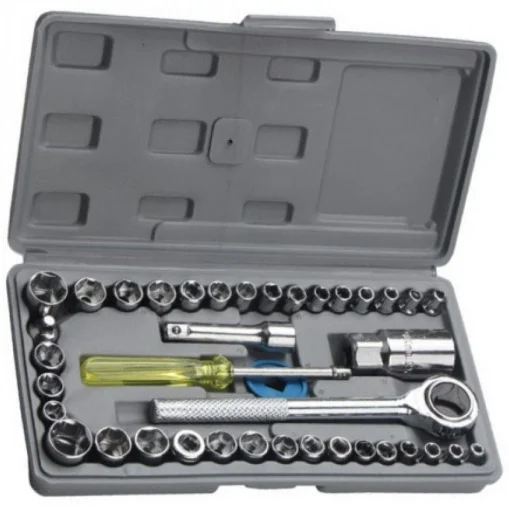 Trusa 40 piese Tubulare  si clichet